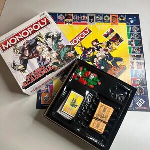 Monopoly My Hero Academia Edition Board Game 2019 Hasbro The Op Complete Anime
